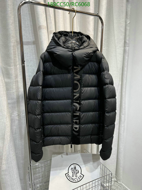 Moncler-Down jacket Men Code: RC6068 $: 189USD