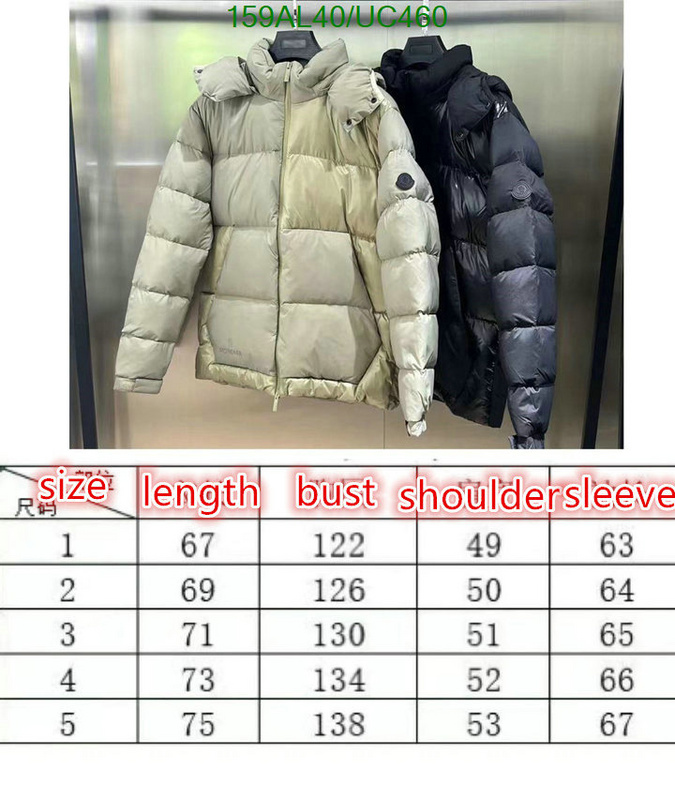 Moncler-Down jacket Men Code: UC460 $: 159USD