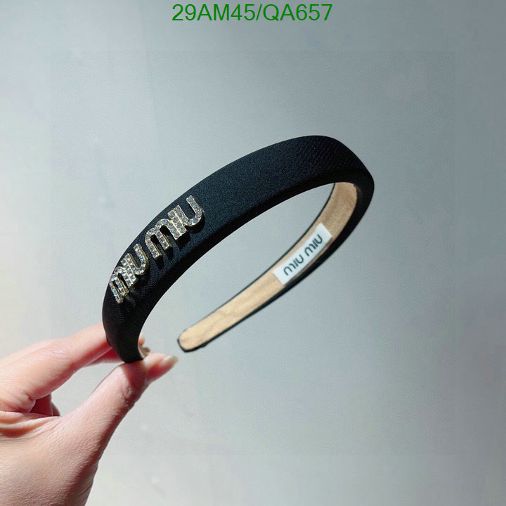 MIU MIU-Headband Code: QA657 $: 29USD
