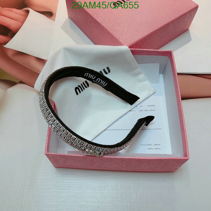 MIU MIU-Headband Code: QA655 $: 29USD