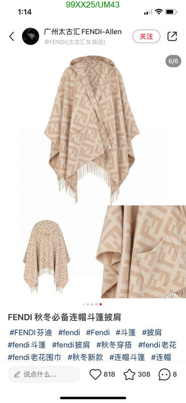 Fendi-Scarf Code: UM43 $: 99USD