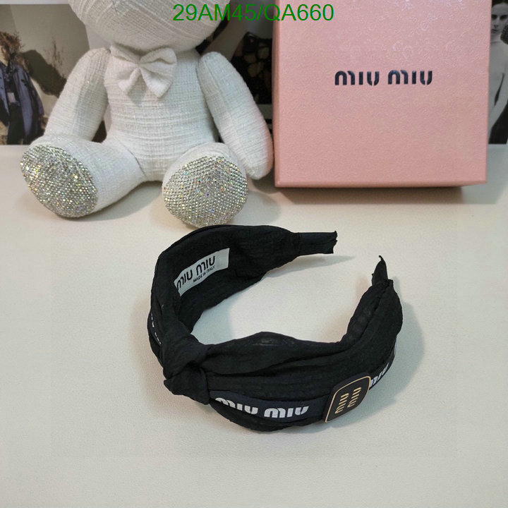 MIU MIU-Headband Code: QA660 $: 29USD