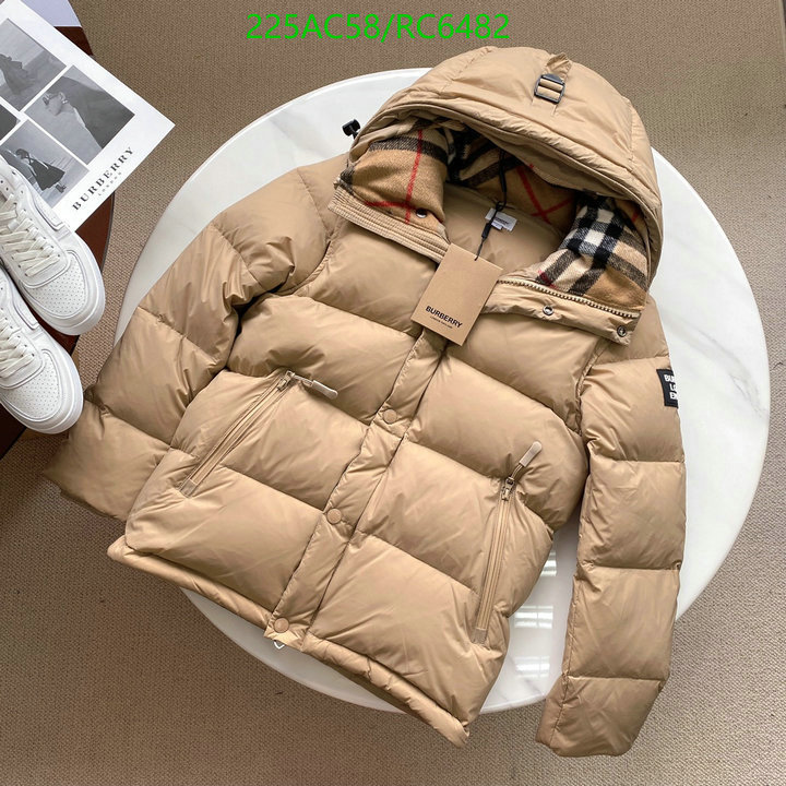 Burberry-Down jacket Women Code: RC6482 $: 225USD