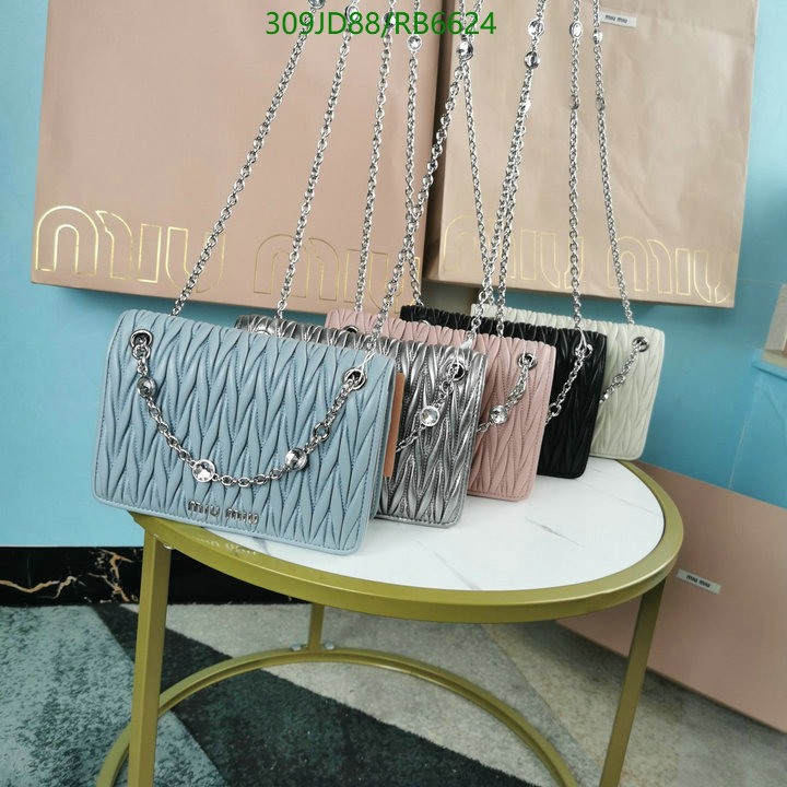 Miu Miu-Bag-Mirror Quality Code: RB6624 $: 309USD