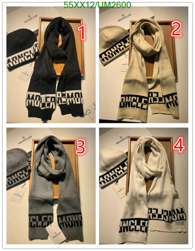 Moncler-Scarf Code: UM2600 $: 55USD