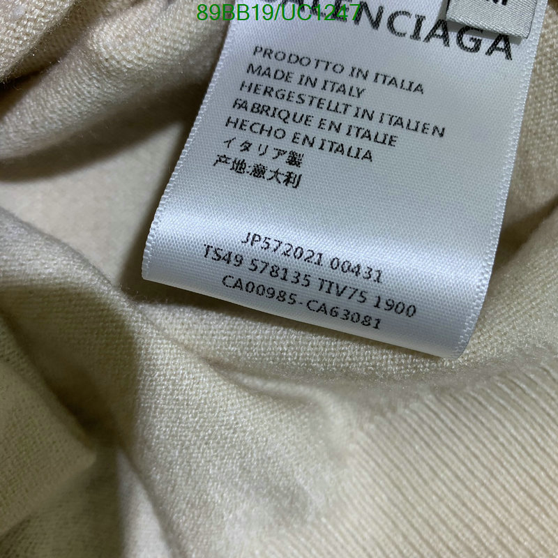Balenciaga-Clothing Code: UC1247 $: 89USD