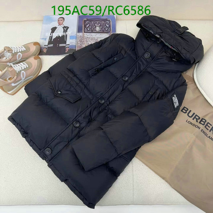 Burberry-Down jacket Men Code: RC6586 $: 195USD