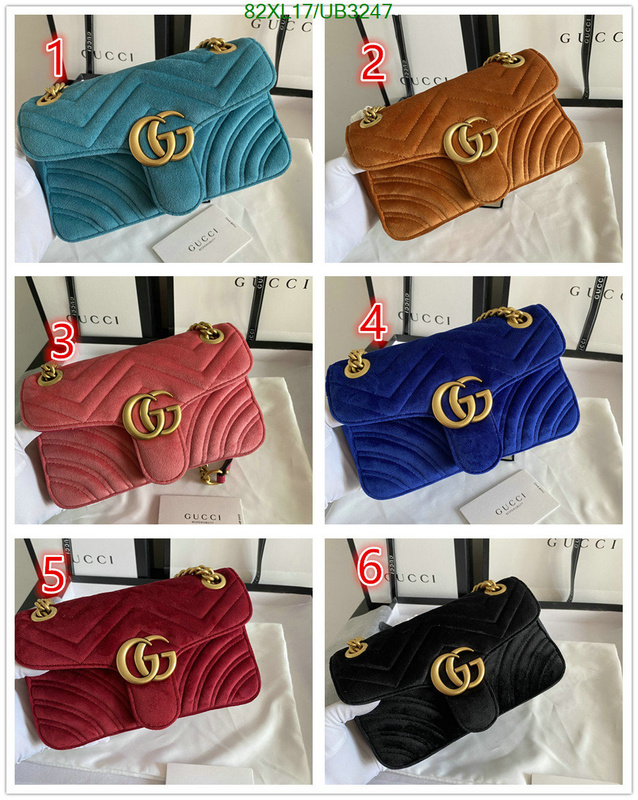 Gucci-Bag-4A Quality Code: UB3247 $: 82USD