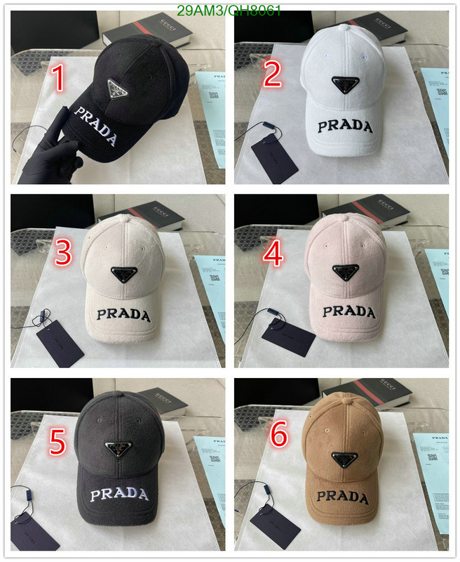 Prada-Cap(Hat) Code: QH8061 $: 29USD