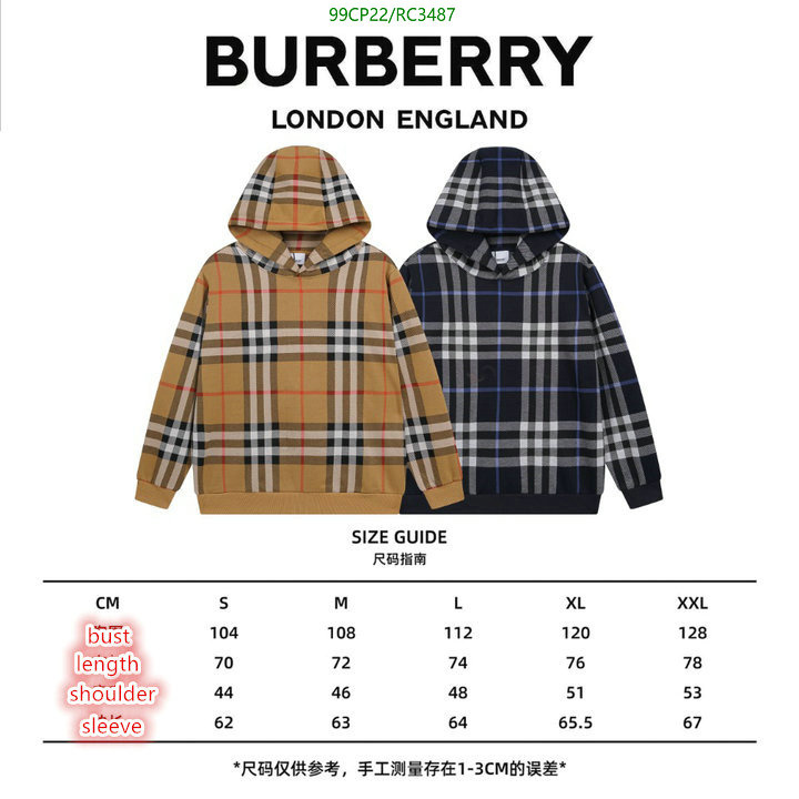 Burberry-Clothing Code: RC3487 $: 99USD