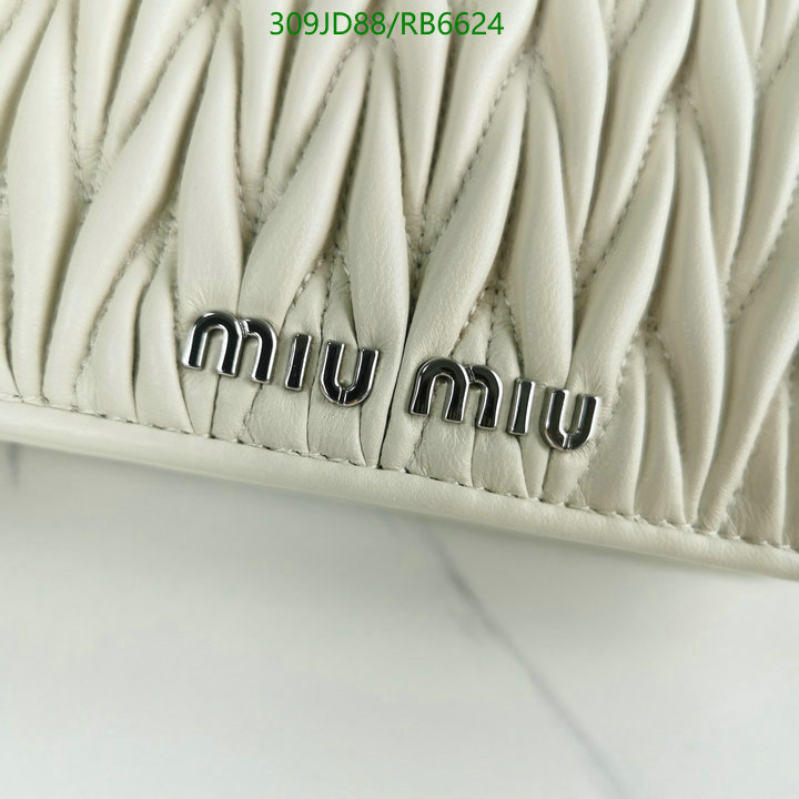 Miu Miu-Bag-Mirror Quality Code: RB6624 $: 309USD