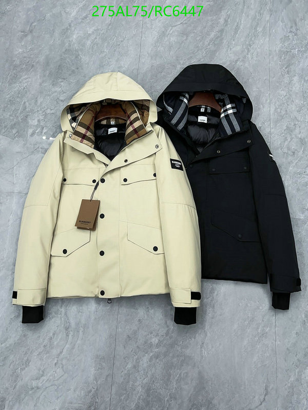 Burberry-Down jacket Men Code: RC6447 $: 275USD