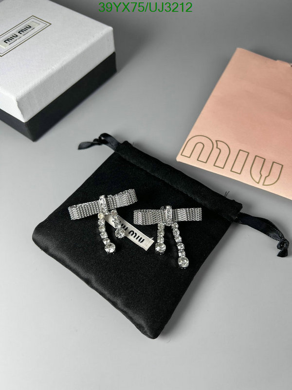 MiuMiu-Jewelry Code: UJ3212 $: 39USD
