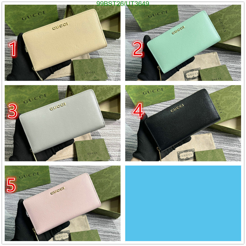 Gucci-Wallet Mirror Quality Code: UT3649 $: 99USD