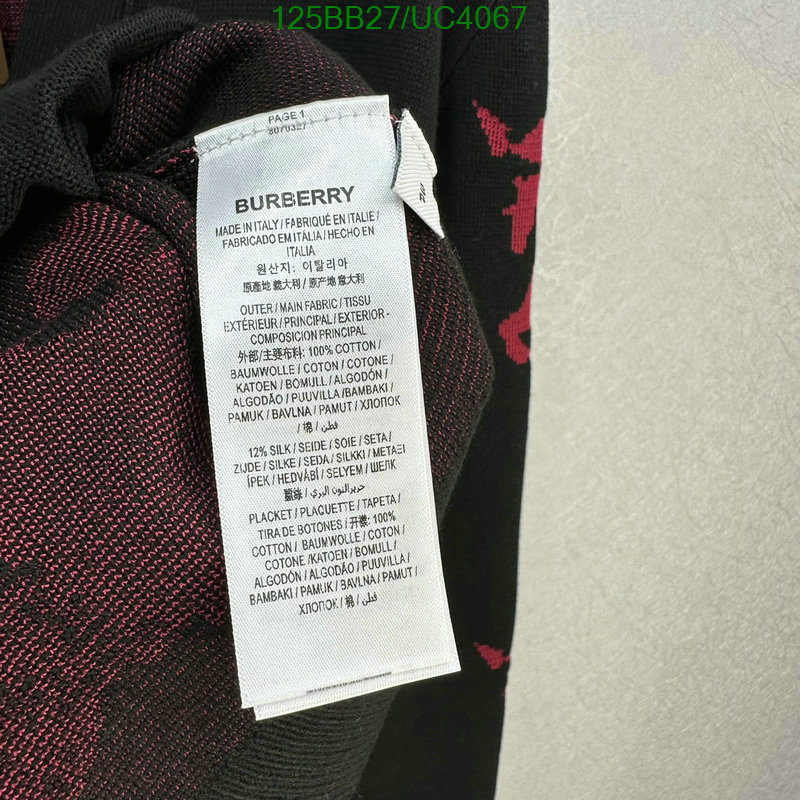 Burberry-Clothing Code: UC4067 $: 125USD