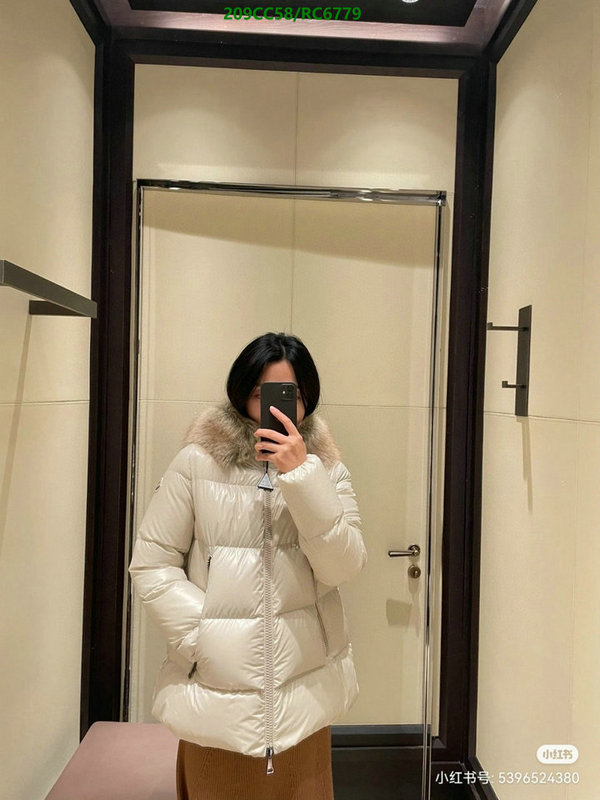 Moncler-Down jacket Women Code: RC6779 $: 209USD