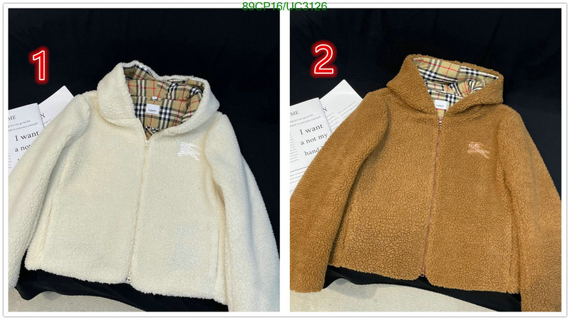 Burberry-Clothing Code: UC3126 $: 89USD