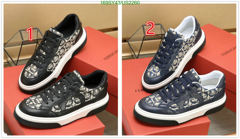 Ferragamo-Men shoes Code: US2260 $: 169USD