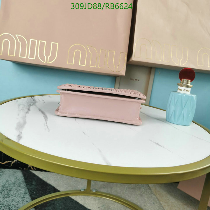 Miu Miu-Bag-Mirror Quality Code: RB6624 $: 309USD