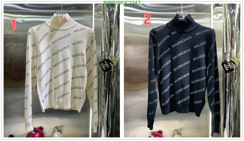 Balenciaga-Clothing Code: UC1247 $: 89USD