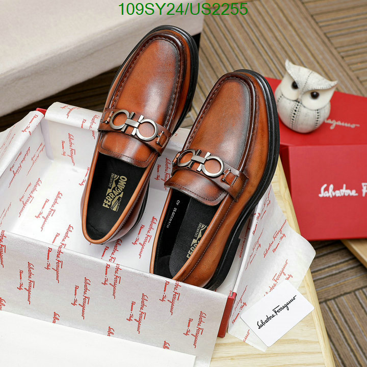 Ferragamo-Men shoes Code: US2255 $: 109USD