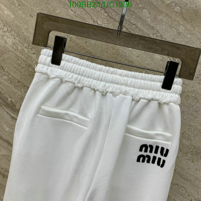MIUMIU-Clothing Code: UC1936 $: 109USD
