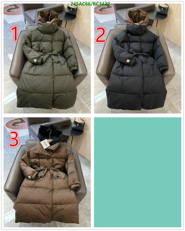 MaxMara-Down jacket Women Code: RC3422 $: 245USD