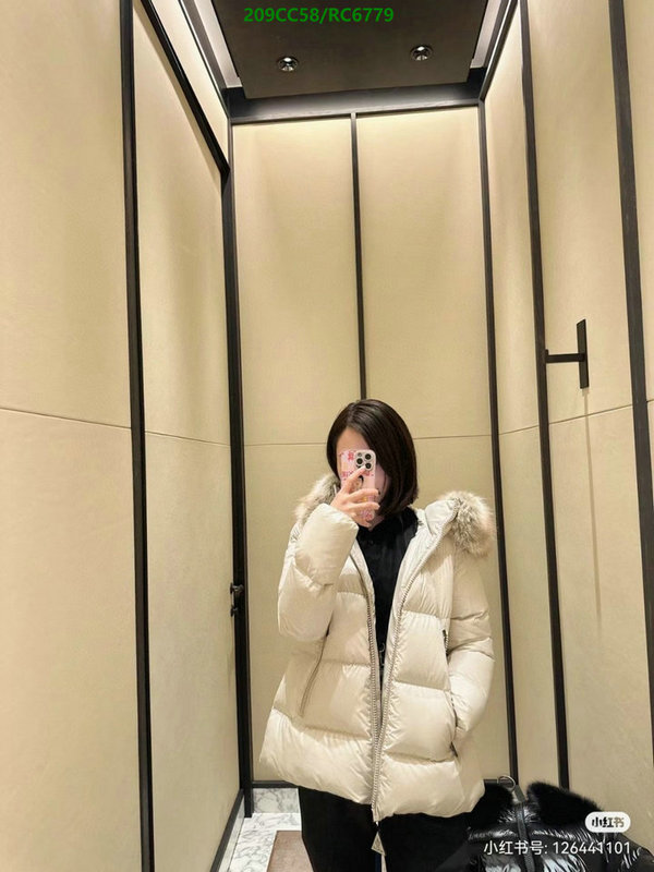 Moncler-Down jacket Women Code: RC6779 $: 209USD