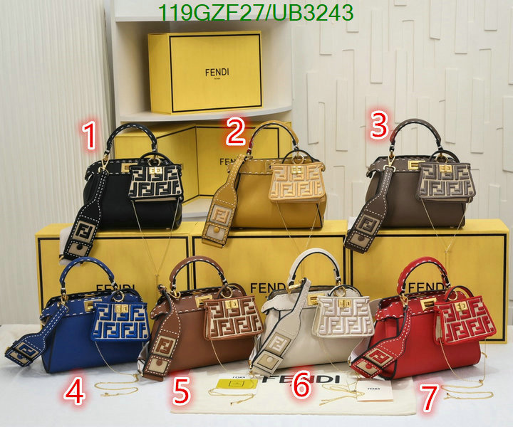 Fendi-Bag-4A Quality Code: UB3243 $: 119USD