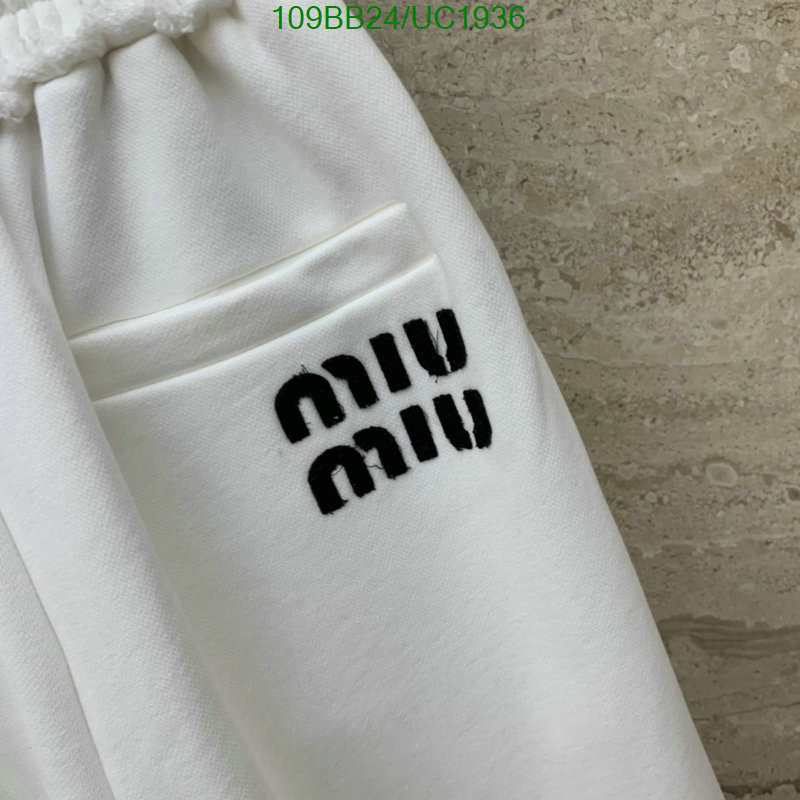 MIUMIU-Clothing Code: UC1936 $: 109USD