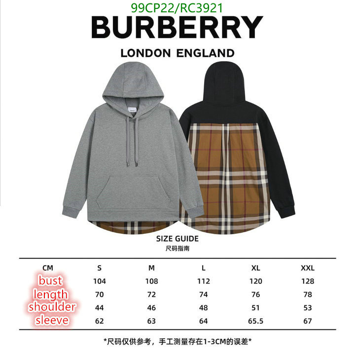 Burberry-Clothing Code: RC3921 $: 99USD