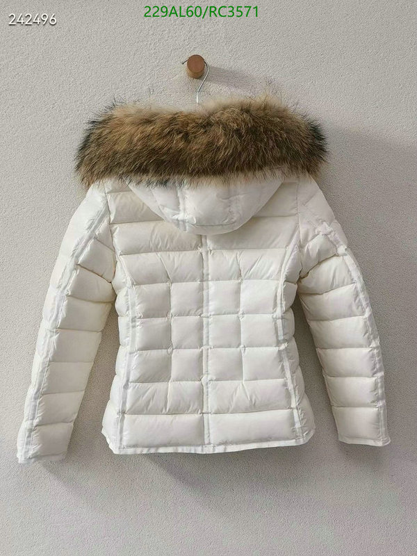 Moncler-Down jacket Women Code: RC3571 $: 229USD