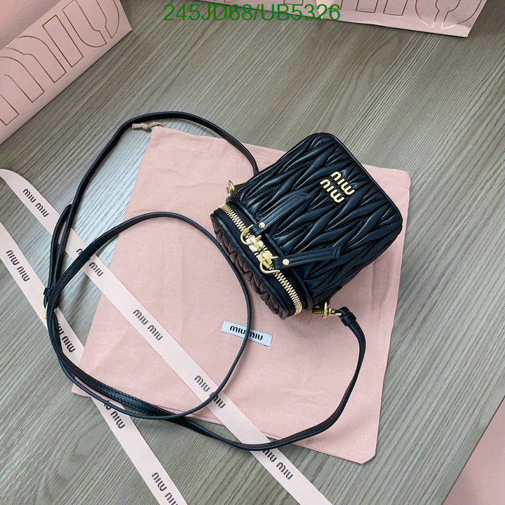 Miu Miu-Bag-Mirror Quality Code: UB5326 $: 245USD