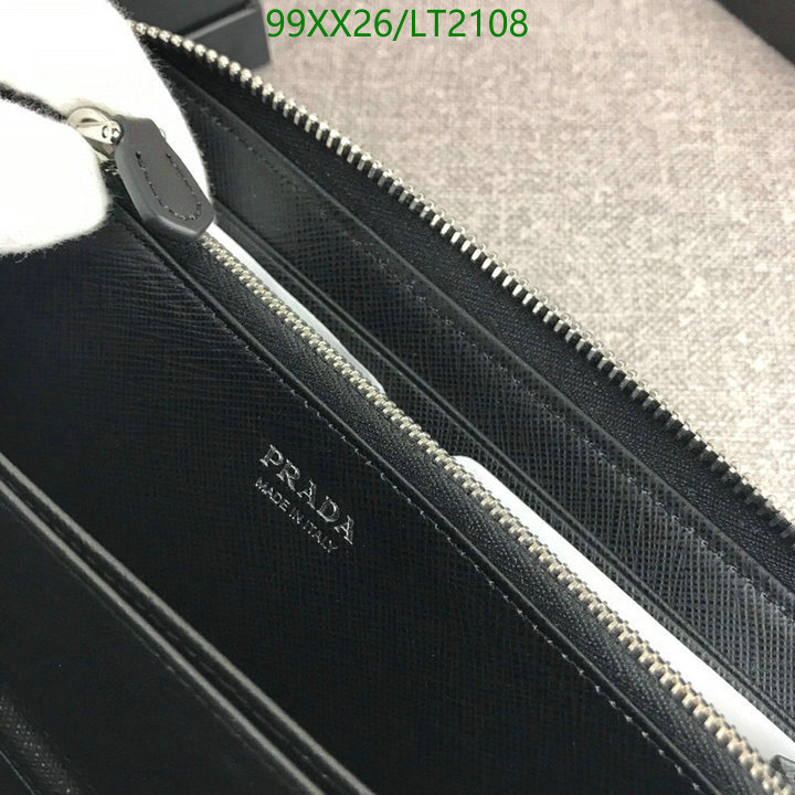 Prada-Wallet Mirror Quality Code: LT2108 $: 99USD