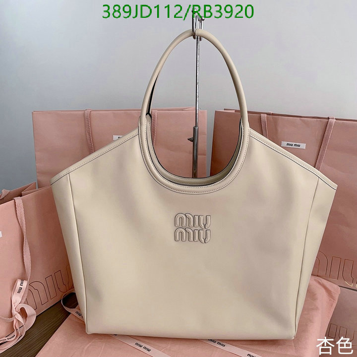 Miu Miu-Bag-Mirror Quality Code: RB3920 $: 389USD