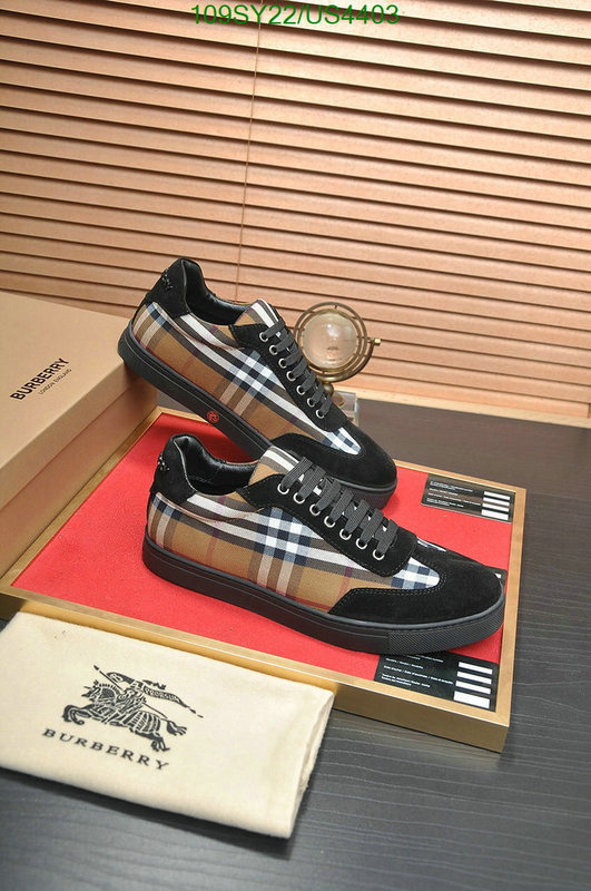 Burberry-Men shoes Code: US4403 $: 109USD