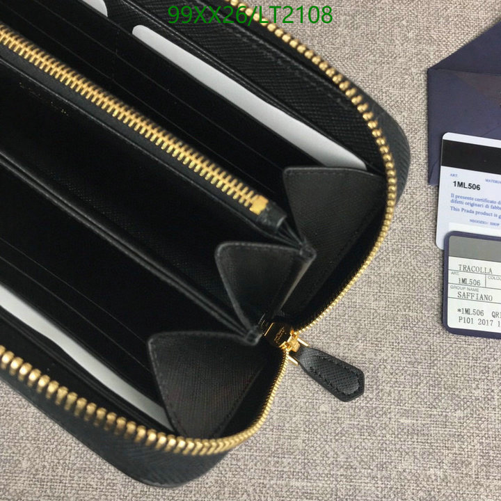 Prada-Wallet Mirror Quality Code: LT2108 $: 99USD