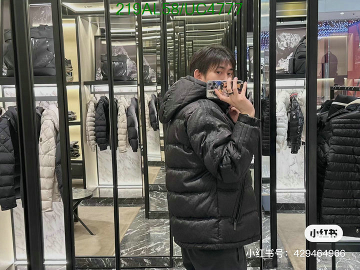 Moncler-Down jacket Men Code: UC4777 $: 219USD