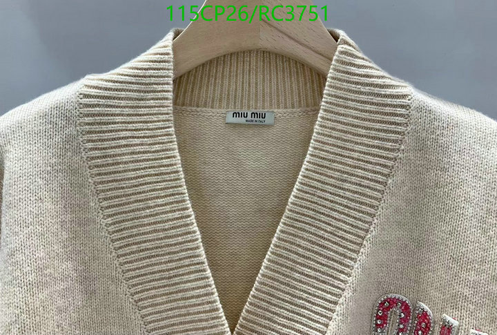 MIUMIU-Clothing Code: RC3751 $: 115USD