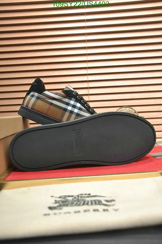 Burberry-Men shoes Code: US4403 $: 109USD