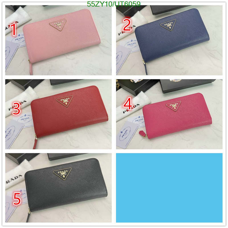 Prada-Wallet-4A Quality Code: UT6059 $: 55USD