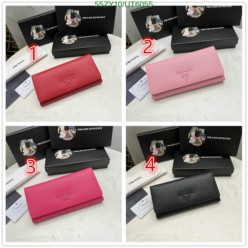 Prada-Wallet-4A Quality Code: UT6055 $: 55USD