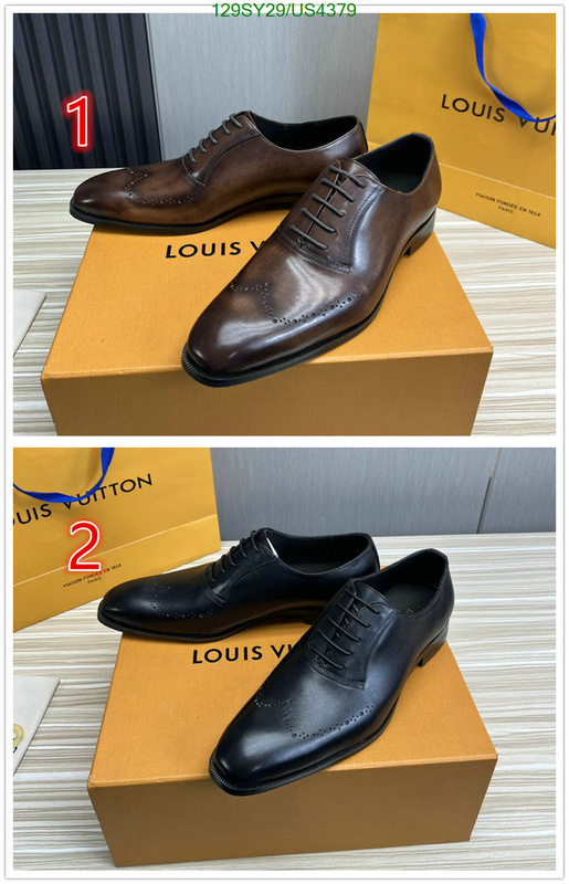 LV-Men shoes Code: US4379 $: 129USD