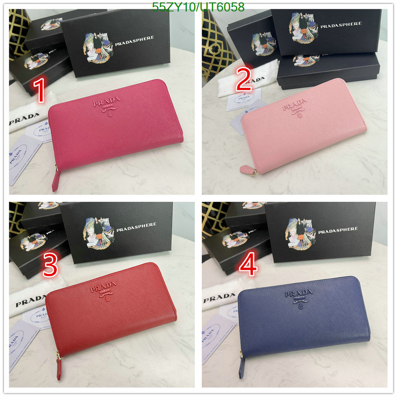 Prada-Wallet-4A Quality Code: UT6058 $: 55USD