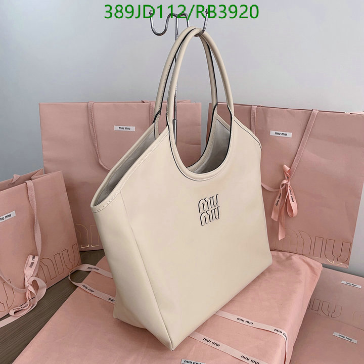 Miu Miu-Bag-Mirror Quality Code: RB3920 $: 389USD