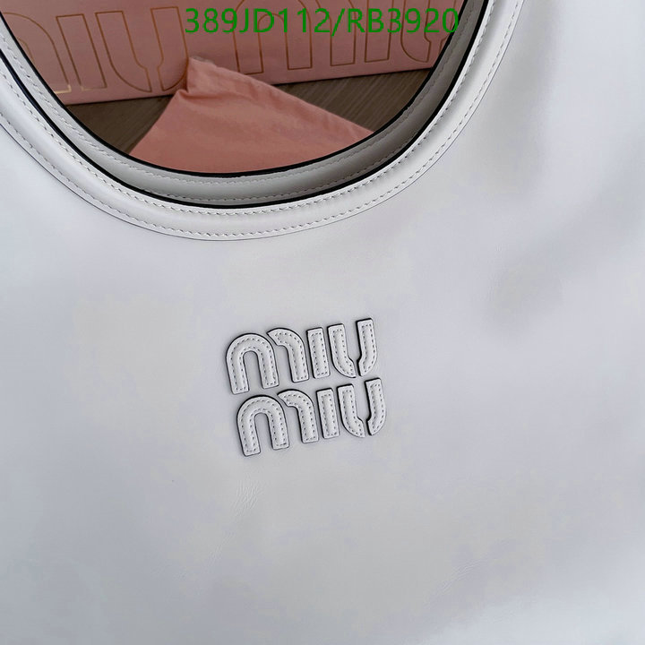 Miu Miu-Bag-Mirror Quality Code: RB3920 $: 389USD
