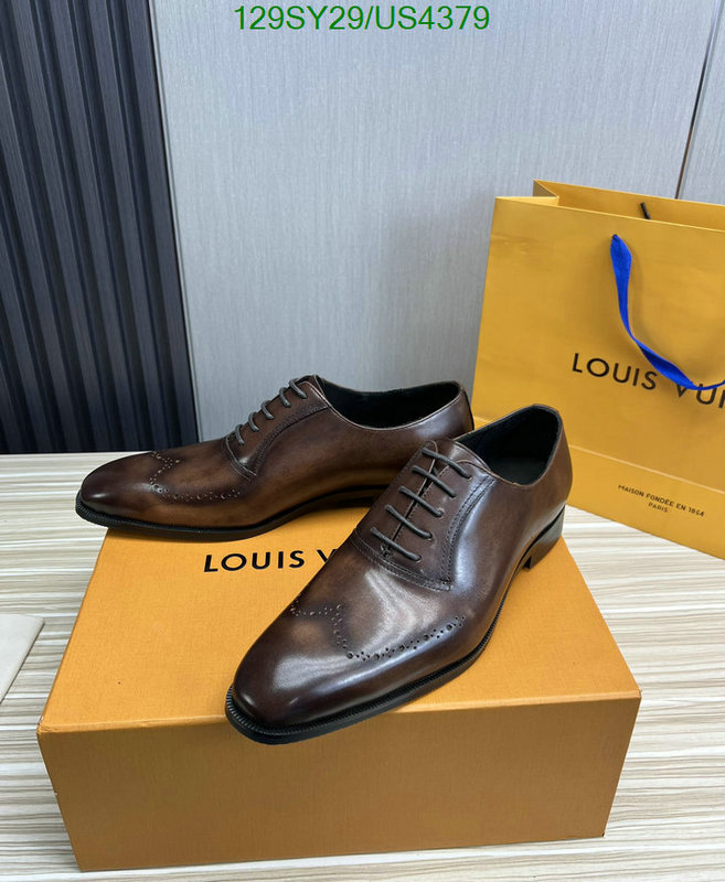 LV-Men shoes Code: US4379 $: 129USD