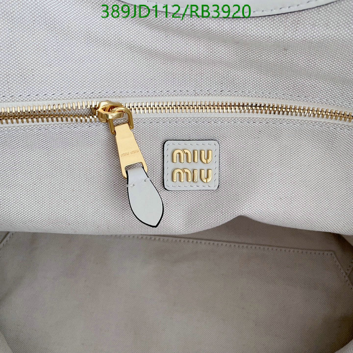 Miu Miu-Bag-Mirror Quality Code: RB3920 $: 389USD