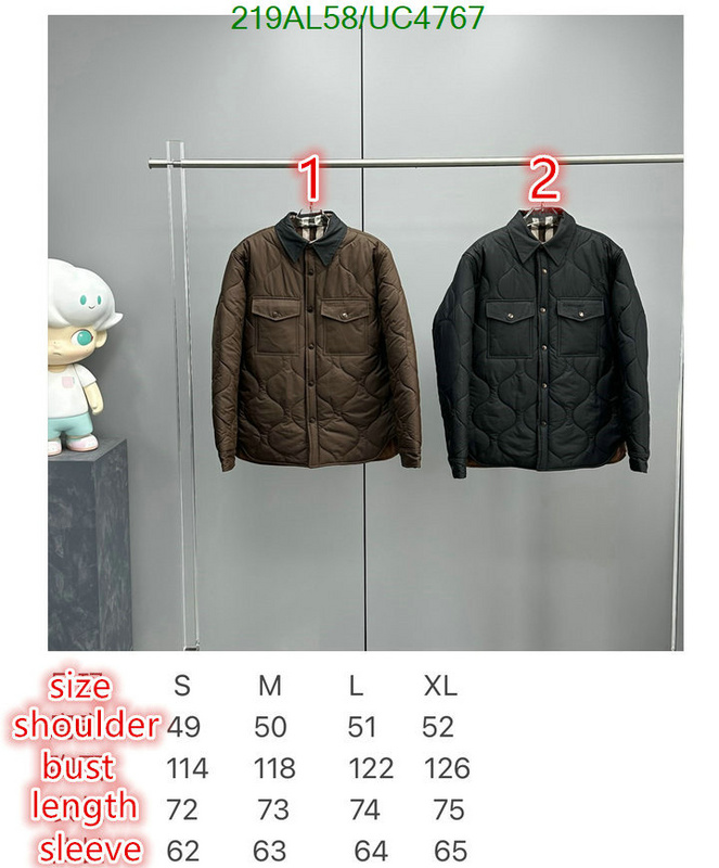 Burberry-Down jacket Men Code: UC4767 $: 219USD