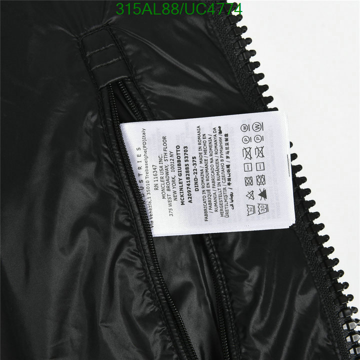 Moncler-Down jacket Men Code: UC4774 $: 315USD